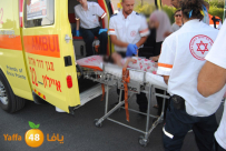 بالصور: إصابة طفلة بحادث دهس في شارع "دافيد مركوس" بمدينة الرملة 